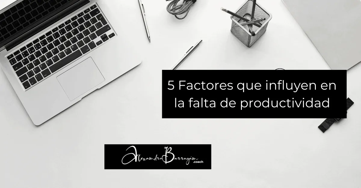 Factores que influyen en la falta de productividad - Alexandra Barragán